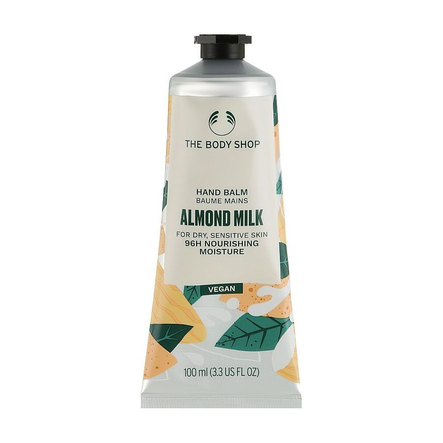 Крем-бальзам для рук The Body Shop Almond Milk Hand Balm, 100 мл
Крем-бальзам для рук The Body Shop Almond Milk Hand Balm, 100 мл