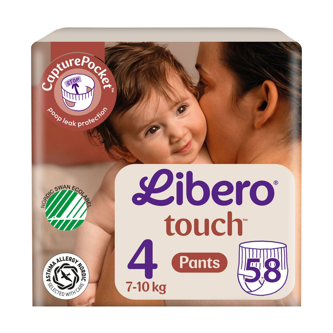 Уцінка! Набір підгузків-трусиків Libero Touch Pants розмір 4 (7-10 кг), 2*29 шт
Уцінка! Набір підгузків-трусиків Libero Touch Pants розмір 4 (7-10 кг), 2*29 шт