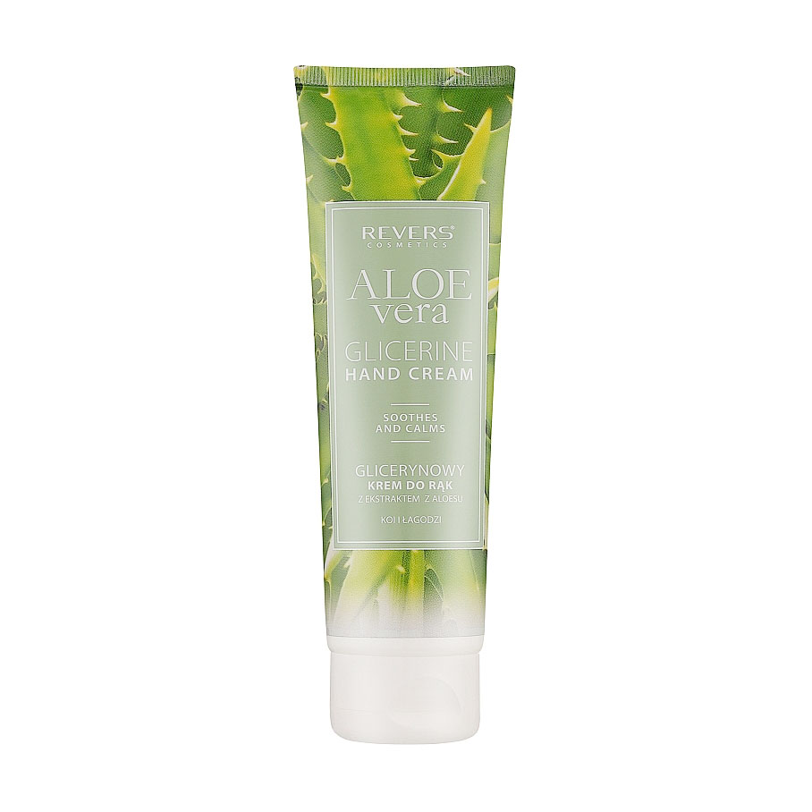 Крем для рук Revers Cosmetics Aloe Vera Glicerine Hand Cream, 125 мл
Крем для рук Revers Cosmetics Aloe Vera Glicerine Hand Cream, 125 мл