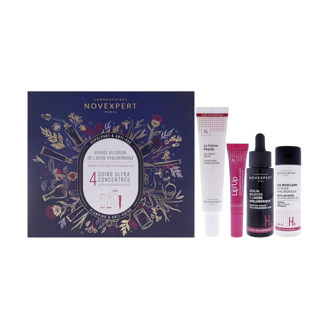 Набір для догляду за обличчям Novexpert 4 Ultra-Concentrated Cares (бальзам для губ, 8 мл + міцелярна вода, 50 мл + сироватка, 30 мл + крем, 40 мл)
Набір для догляду за обличчям Novexpert 4 Ultra-Concentrated Cares (бальзам для губ, 8 мл + міцелярна вода, 50 мл + сироватка, 30 мл + крем, 40 мл)