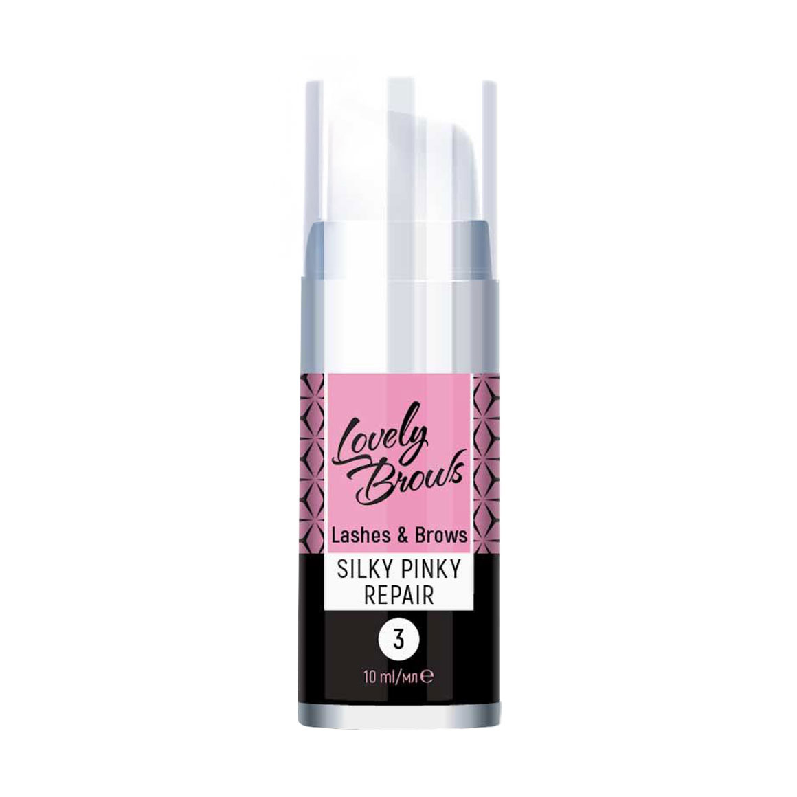 Засіб для відновлення брів та вій Lovely Brows Silky Pinky Repair Step 3, 10 мл
Засіб для відновлення брів та вій Lovely Brows Silky Pinky Repair Step 3, 10 мл