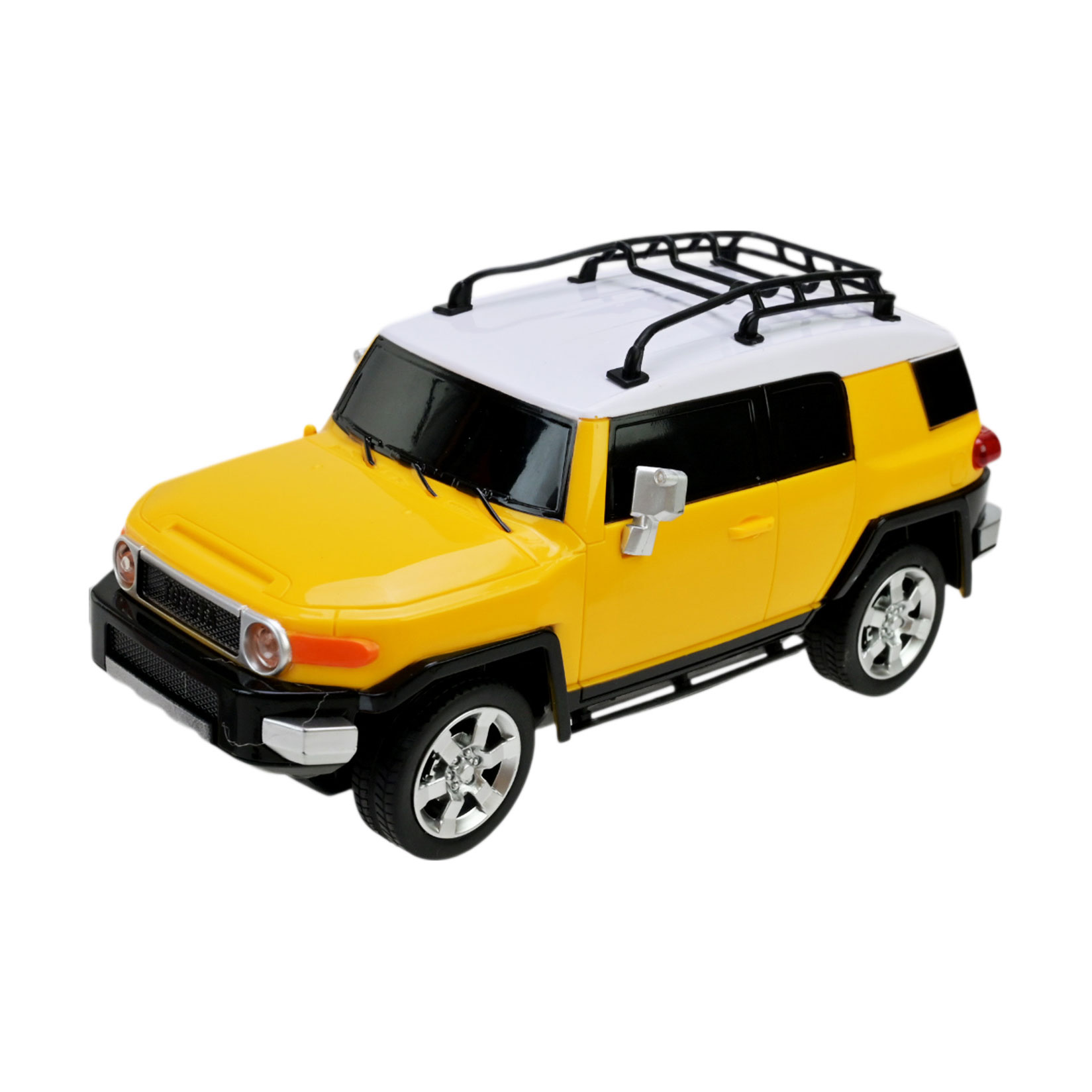 Автомодель Toyota FJ Cruiser 2007 1:24, на радіокеруванні, 19*8*8 см, жовта, від 6 років (PM2407)
Автомодель Toyota FJ Cruiser 2007 1:24, на радіокеруванні, 19*8*8 см, жовта, від 6 років (PM2407)