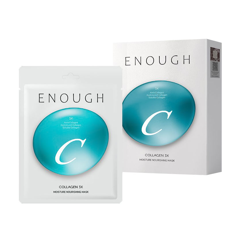 Тканинна маска для обличчя Enough Collagen 3x Moisture Nourishing Mask, 10*25 г
Тканинна маска для обличчя Enough Collagen 3x Moisture Nourishing Mask, 10*25 г