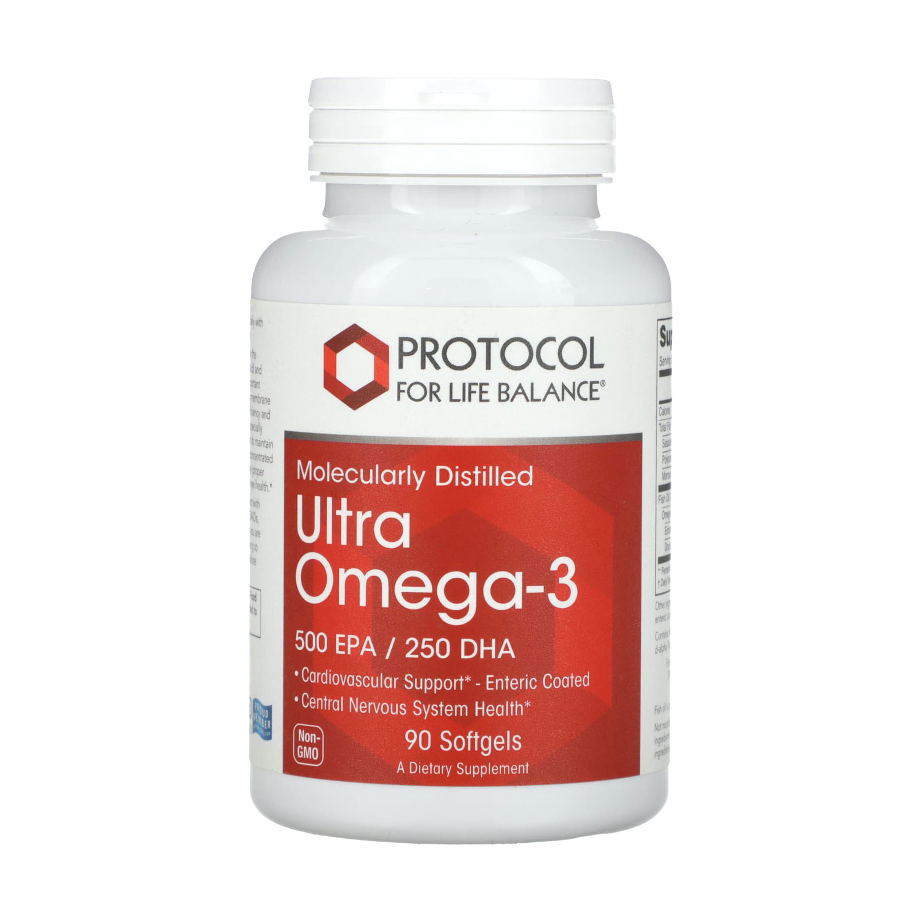 Омега-3 Protocol For Life Balance Ultra Omega-3, 500 ЕПК/250 ДГК, 90 гелевих капсул
Омега-3 Protocol For Life Balance Ultra Omega-3, 500 ЕПК/250 ДГК, 90 гелевих капсул