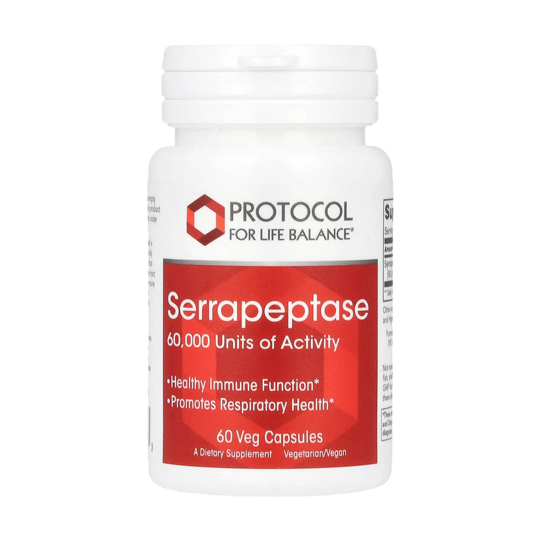 Серрапептаза Protocol For Life Balance Serrapeptase 60000 одиниць, 60 веганських капсул
Серрапептаза Protocol For Life Balance Serrapeptase 60000 одиниць, 60 веганських капсул