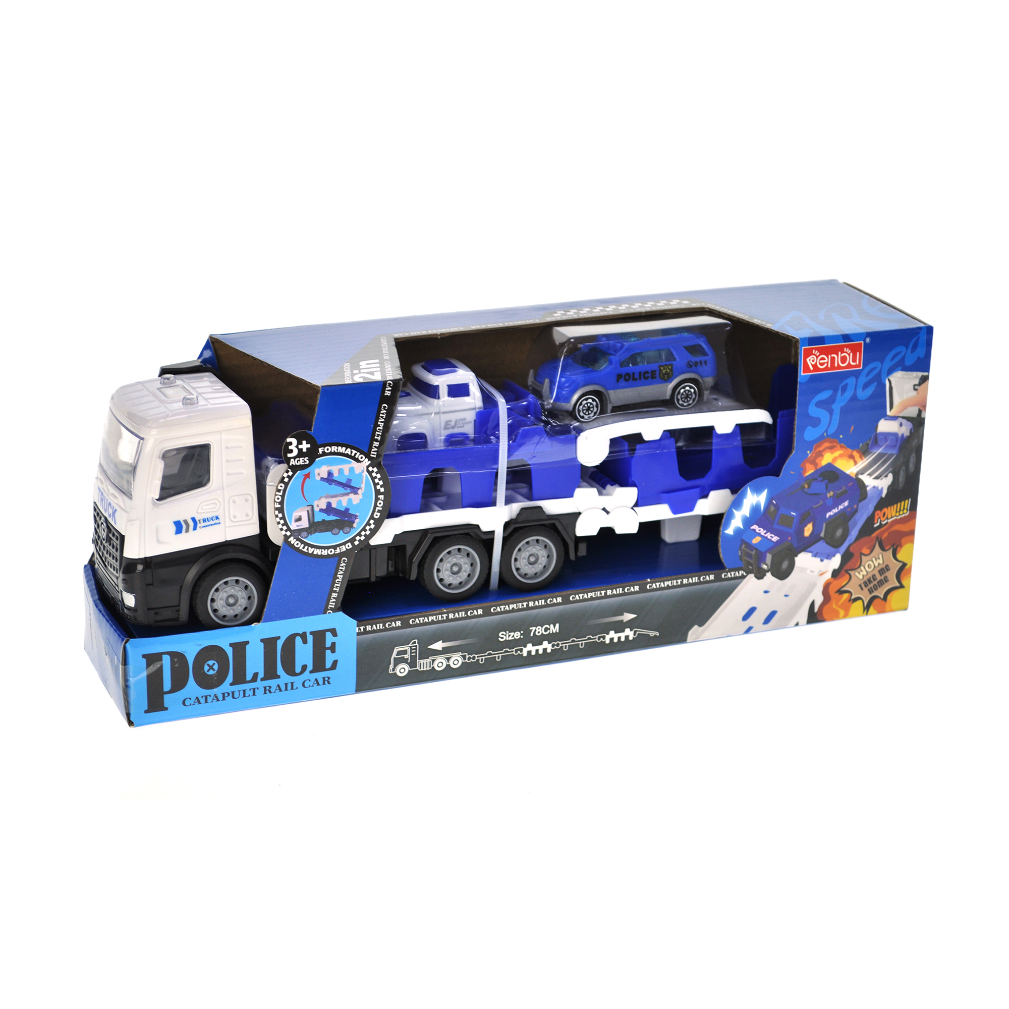 Дитяча іграшка YG Toys Автовоз Поліція, із запуском, від 3 років, 31*7*11.5 см (8900)
Дитяча іграшка YG Toys Автовоз Поліція, із запуском, від 3 років, 31*7*11.5 см (8900)