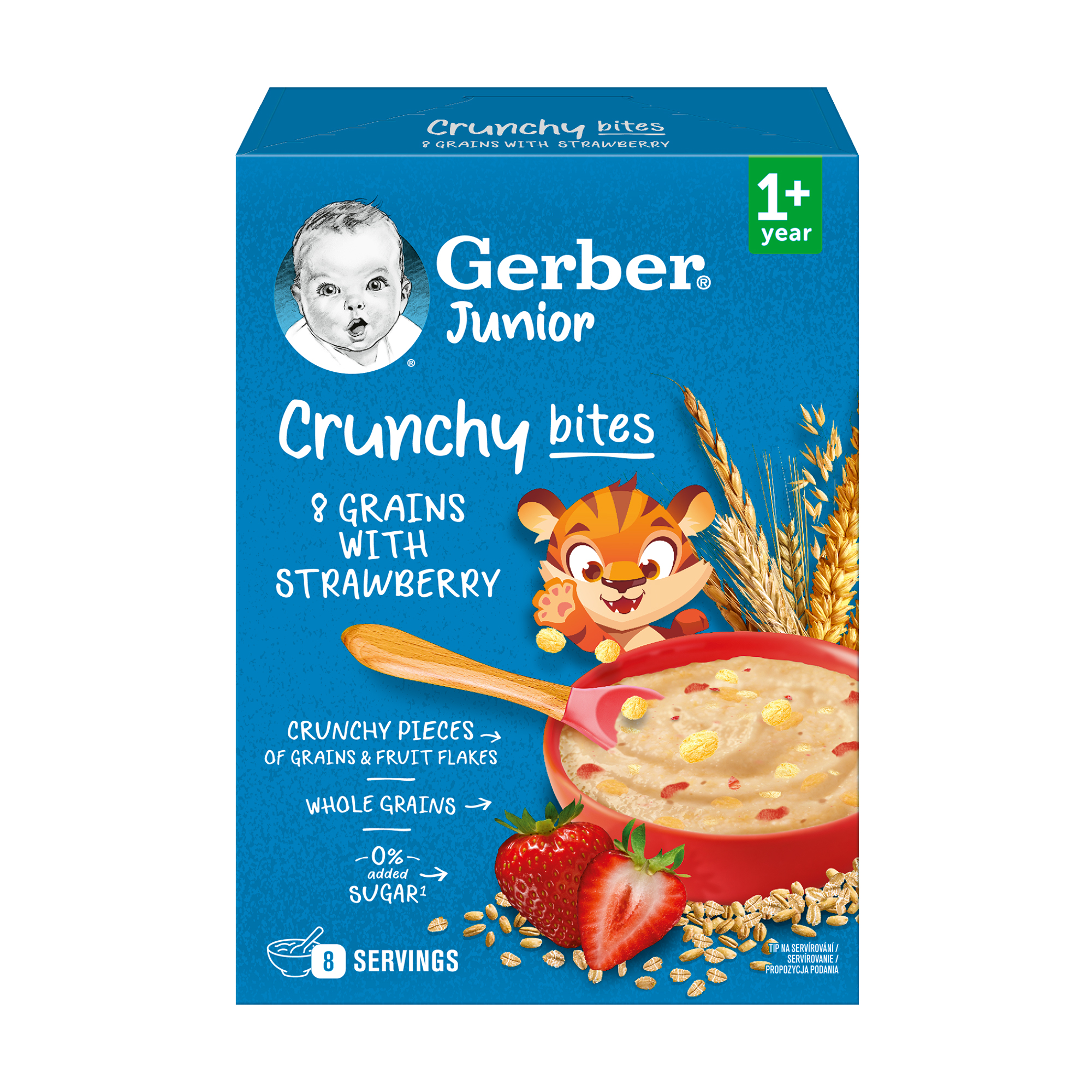 Уцінка! Дитяча суха безмолочна швидкорозчинна каша Gerber мультизлакова з хрусткими пластівцями та шматочками полуниці, від 1 року, 200 г
Уцінка! Дитяча суха безмолочна швидкорозчинна каша Gerber мультизлакова з хрусткими пластівцями та шматочками полуниці, від 1 року, 200 г