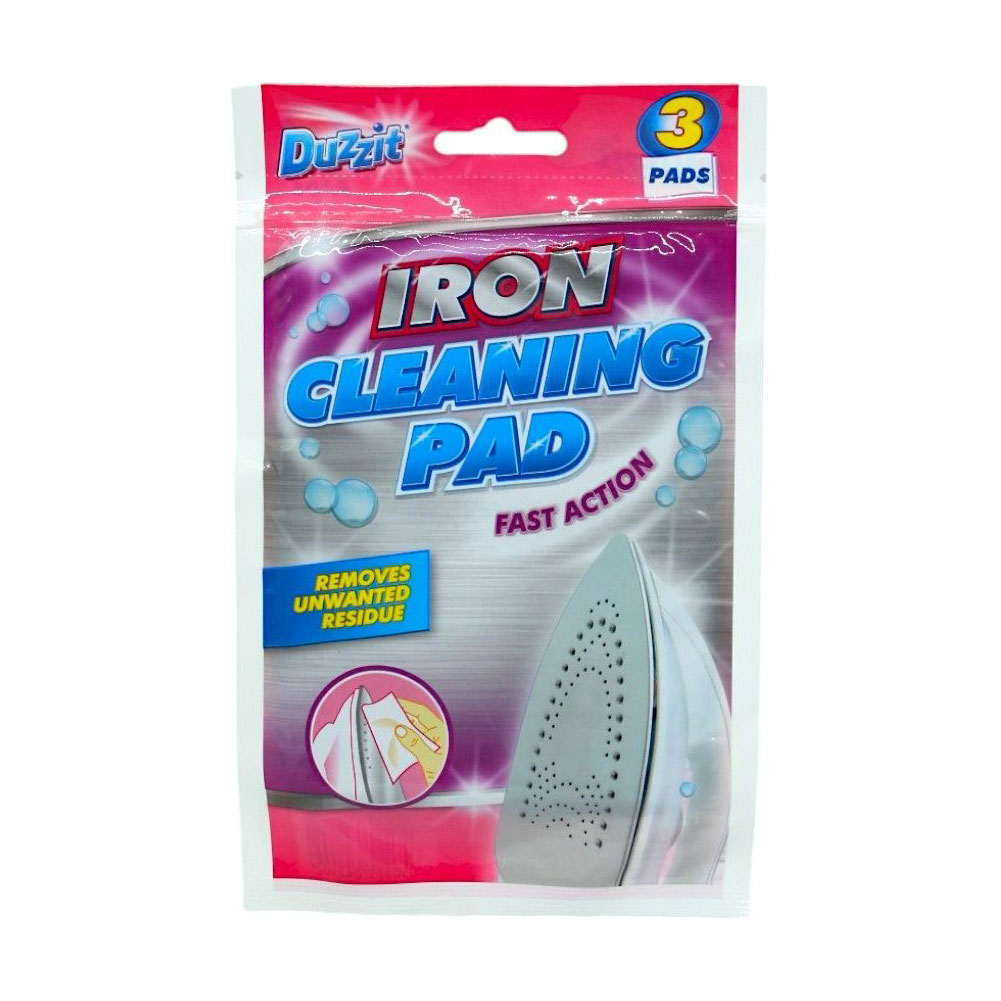 Серветки для чищення праски Duzzit Iron Cleaning Pad, 3 шт
Серветки для чищення праски Duzzit Iron Cleaning Pad, 3 шт