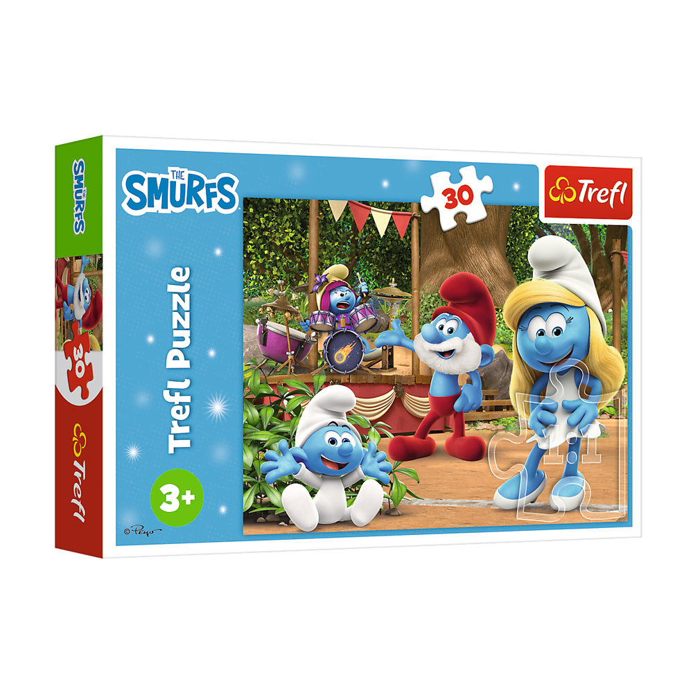 Пазли Trefl The Smurfs Смурфетта та смурфики, від 3 років, 30 елементів (18312)
Пазли Trefl The Smurfs Смурфетта та смурфики, від 3 років, 30 елементів (18312)