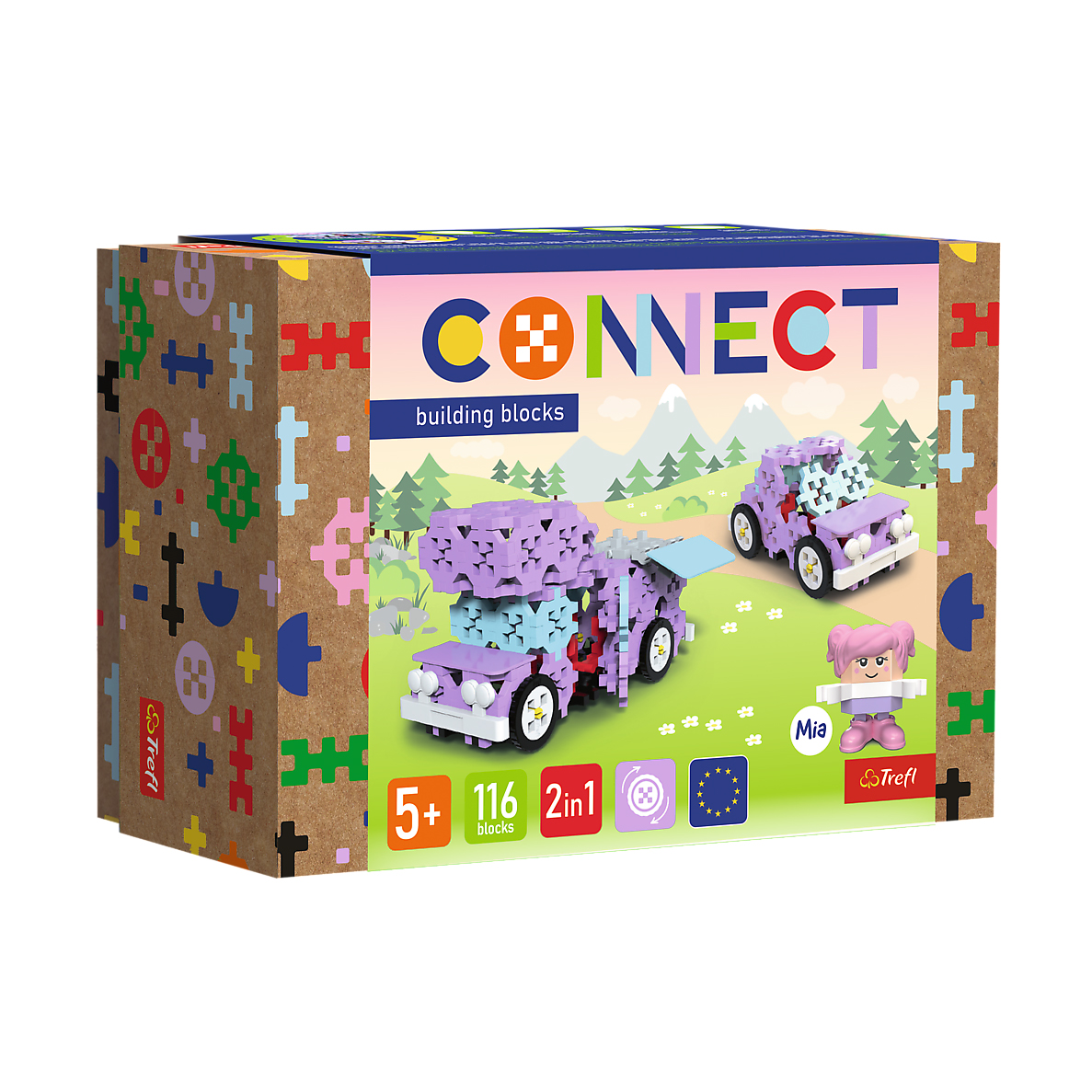 Дитячий конструктор 2 в 1 Trefl Connect Camper Cute Car, від 5 років, 116 деталей (61968)
Дитячий конструктор 2 в 1 Trefl Connect Camper Cute Car, від 5 років, 116 деталей (61968)