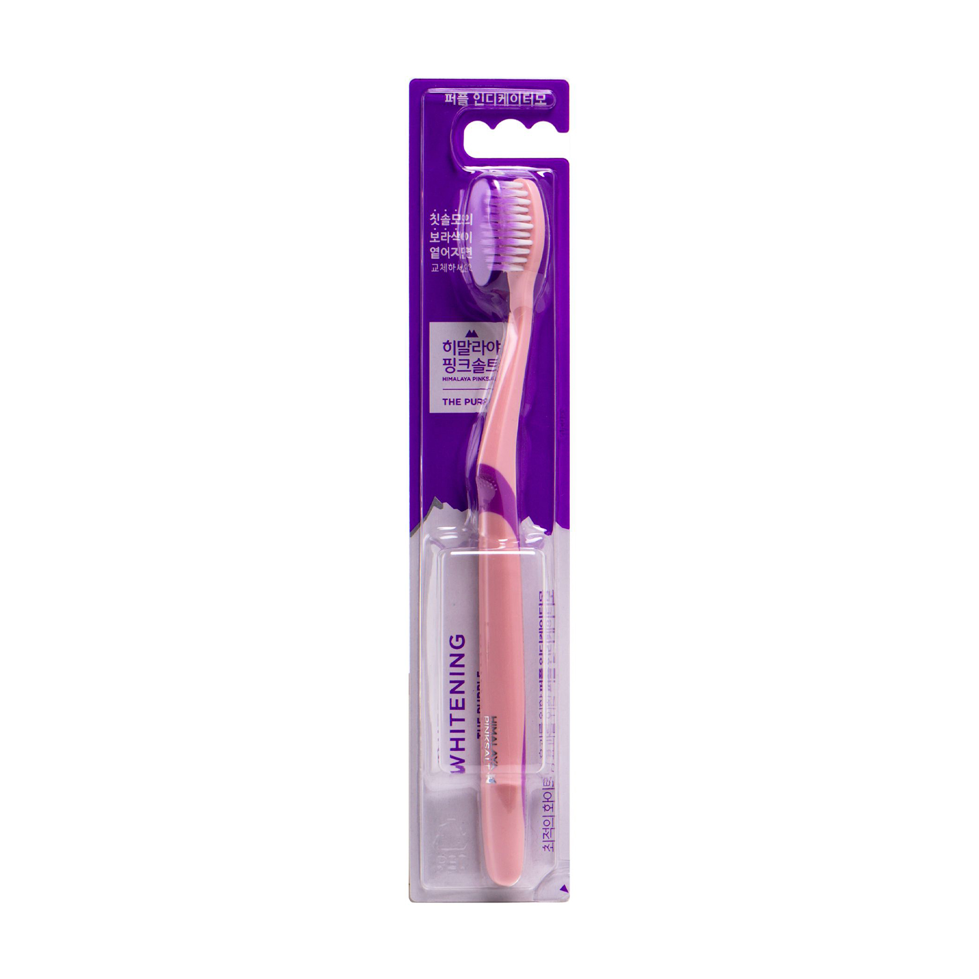 Зубна щітка LG Household & Health Himalaya Pinksalt Whitening The Purple Toothbrush середньої жорсткості, коралова, 1 шт
Зубна щітка LG Household & Health Himalaya Pinksalt Whitening The Purple Toothbrush середньої жорсткості, коралова, 1 шт