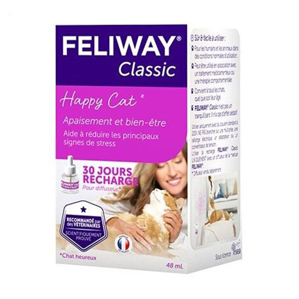 Заспокійливий засіб для котів Ceva Feliway Classic, 48 мл (змінний блок)
Заспокійливий засіб для котів Ceva Feliway Classic, 48 мл (змінний блок)