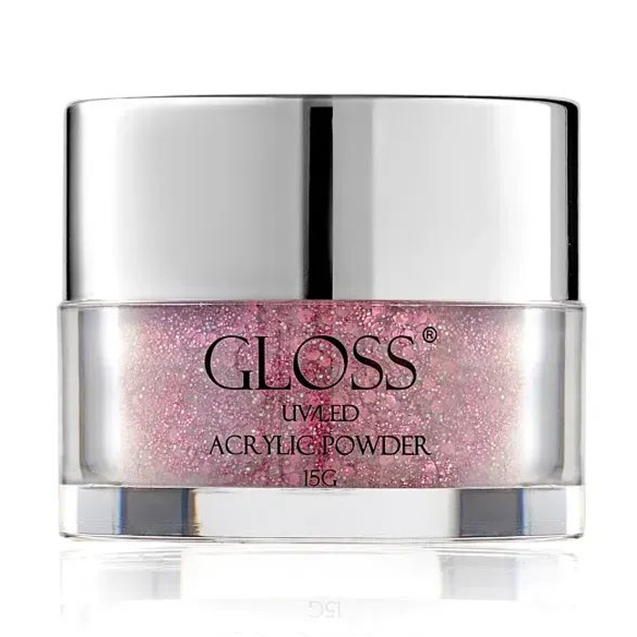 Акрилова пудра для нігтів Gloss UV/LED Acrylic Powder 016 Сірий з блідо-червоним мікроблиском та блискітками, 15 г
Акрилова пудра для нігтів Gloss UV/LED Acrylic Powder 016 Сірий з блідо-червоним мікроблиском та блискітками, 15 г