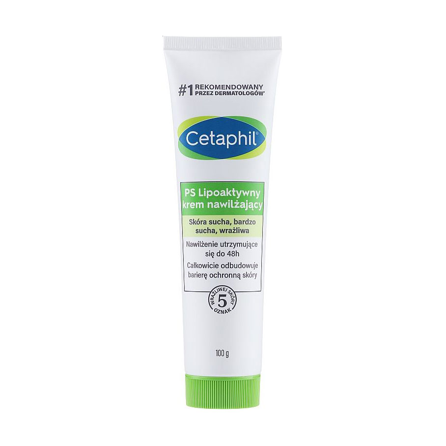 Зволожувальний крем для тіла Cetaphil PS Lipo-Active Moisturising Cream For Sensitive Or Dry Skin, 100 г
Зволожувальний крем для тіла Cetaphil PS Lipo-Active Moisturising Cream For Sensitive Or Dry Skin, 100 г