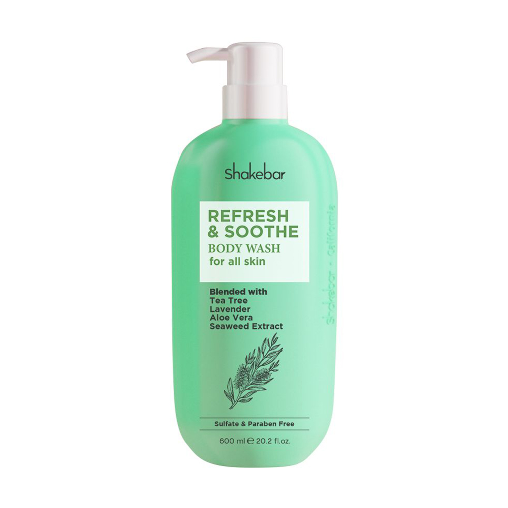 Гель для душу жіночий Shakebar Refresh Soothe з олією чайного дерева, 600 мл
Гель для душу жіночий Shakebar Refresh Soothe з олією чайного дерева, 600 мл