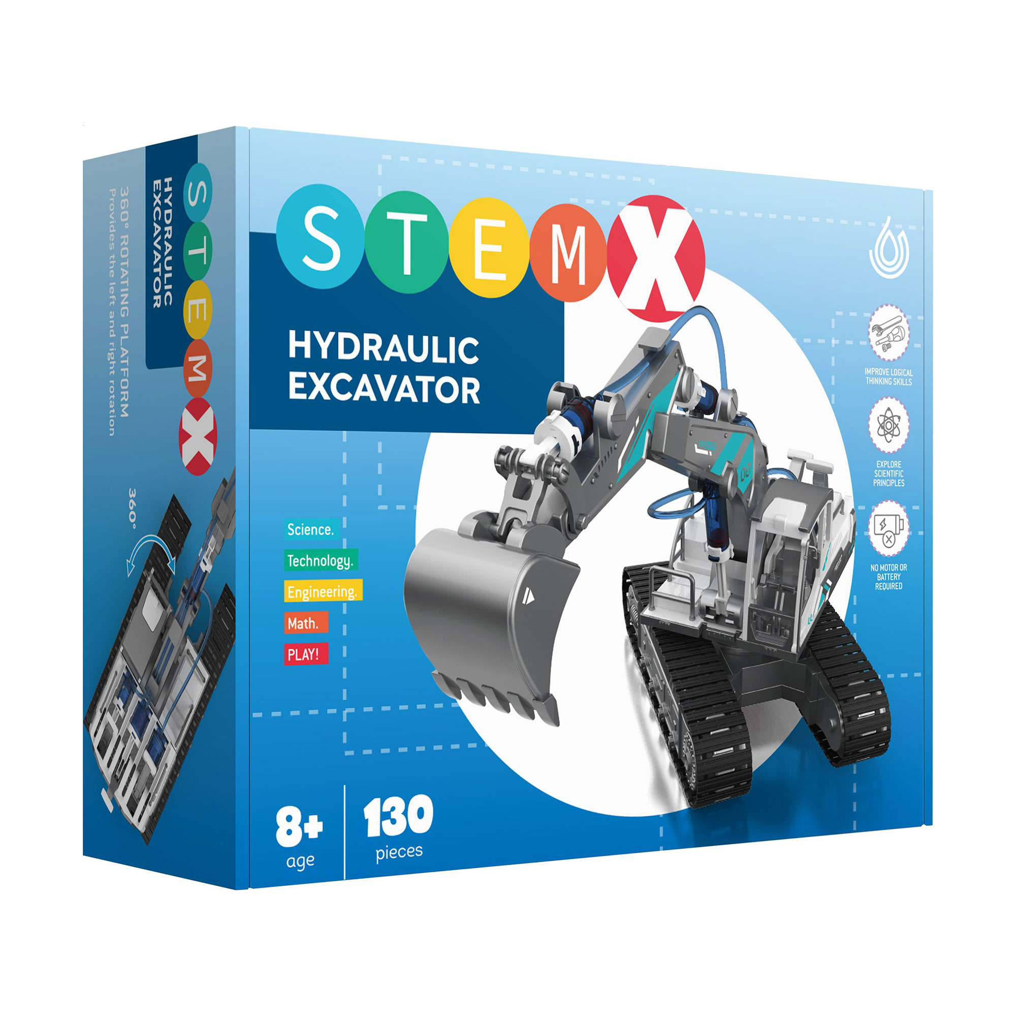 Конструктор Stem Гідравлічний екскаватор, 130 деталей, від 8 років (GC0101)
Конструктор Stem Гідравлічний екскаватор, 130 деталей, від 8 років (GC0101)