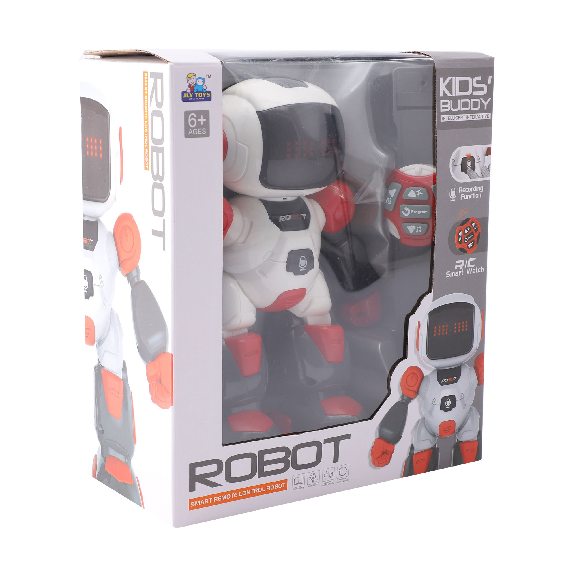 Інтерактивна іграшка робот Robot на радіокеруванні, з пультом, у вигляді годинника, від 6 років (7103222)
Інтерактивна іграшка робот Robot на радіокеруванні, з пультом, у вигляді годинника, від 6 років (7103222)