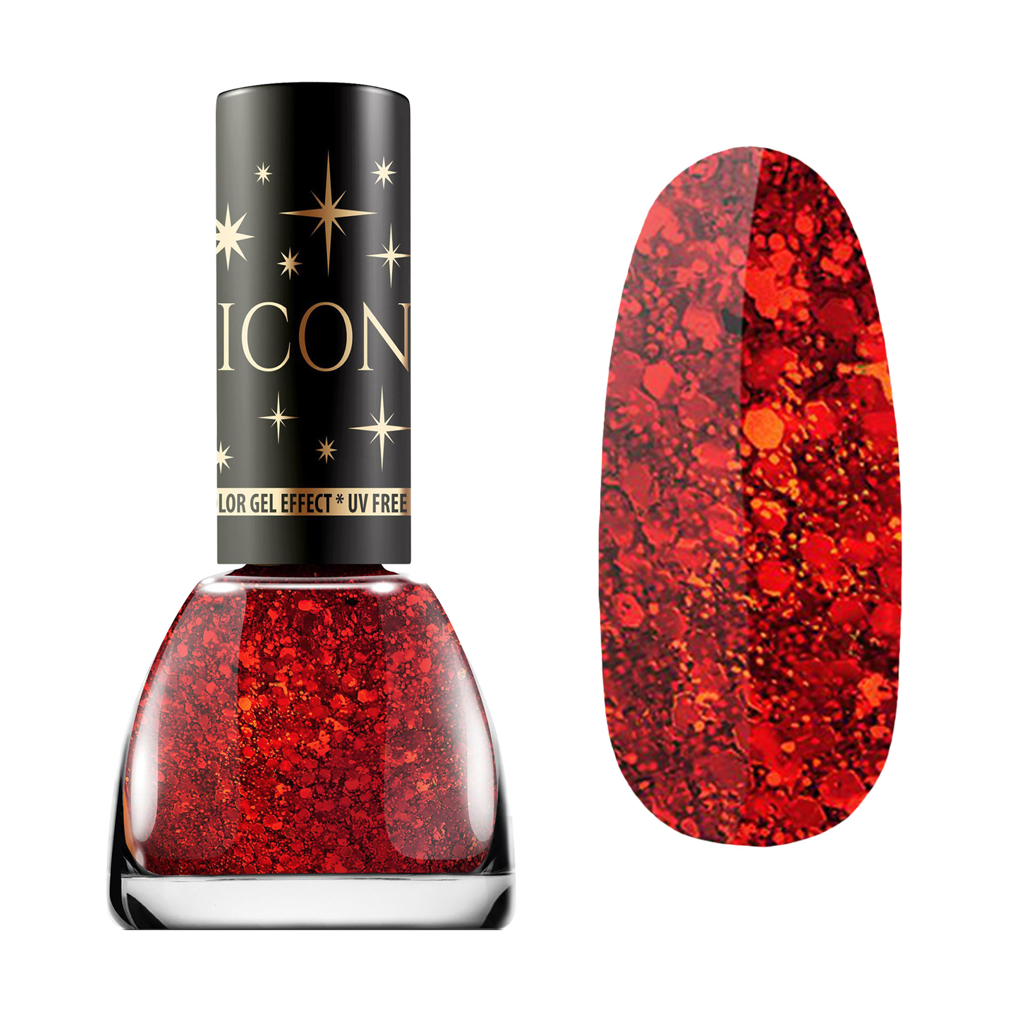 Лак для нігтів Revers Cosmetics Icon Glitter 254, 11 мл
Лак для нігтів Revers Cosmetics Icon Glitter 254, 11 мл