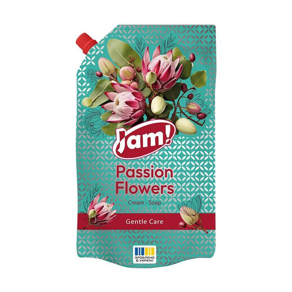 Крем-мило JAM! Passion Flowers Cream-Soap Gentle Care з гліцерином, 900 г
Крем-мило JAM! Passion Flowers Cream-Soap Gentle Care з гліцерином, 900 г