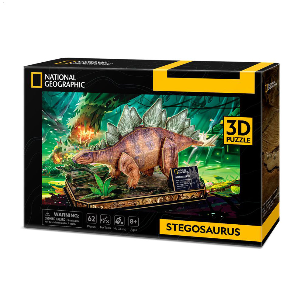 3D-конструктор CubicFun National Geographic Dino Стегозавр, від 8 років, 39*16.5*22 см, 62 деталі (DS1054h)
3D-конструктор CubicFun National Geographic Dino Стегозавр, від 8 років, 39*16.5*22 см, 62 деталі (DS1054h)