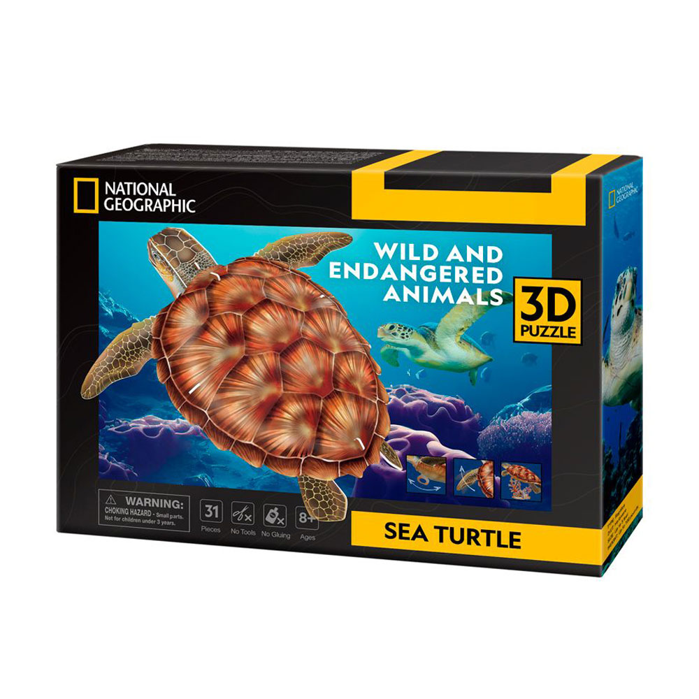 3D-конструктор CubicFun Зникаючі тварини Морська черепаха, від 8 років, 22.5*27.2*16.8 см, 31 деталь (DS1080h)
3D-конструктор CubicFun Зникаючі тварини Морська черепаха, від 8 років, 22.5*27.2*16.8 см, 31 деталь (DS1080h)