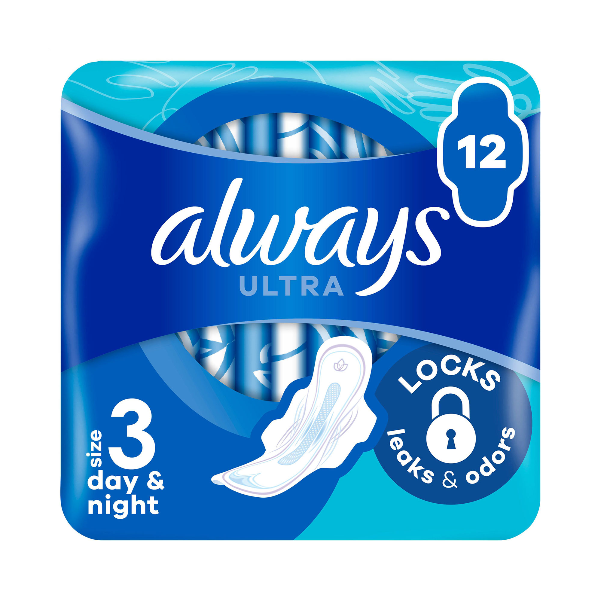 Гігієнічні прокладки Always Ultra Day & Night, розмір 3, 12 шт
Гігієнічні прокладки Always Ultra Day & Night, розмір 3, 12 шт