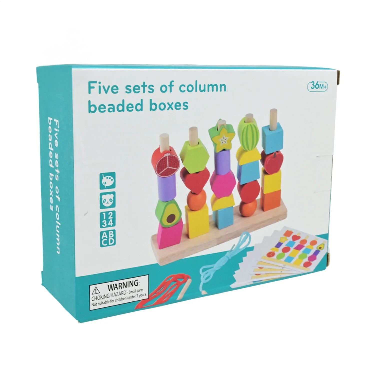 Дитяча розвиваюча іграшка-пірамідка Shantou Jinxing Five Sets Of Column Beaded Boxes, від 3 років (C15020)
Дитяча розвиваюча іграшка-пірамідка Shantou Jinxing Five Sets Of Column Beaded Boxes, від 3 років (C15020)