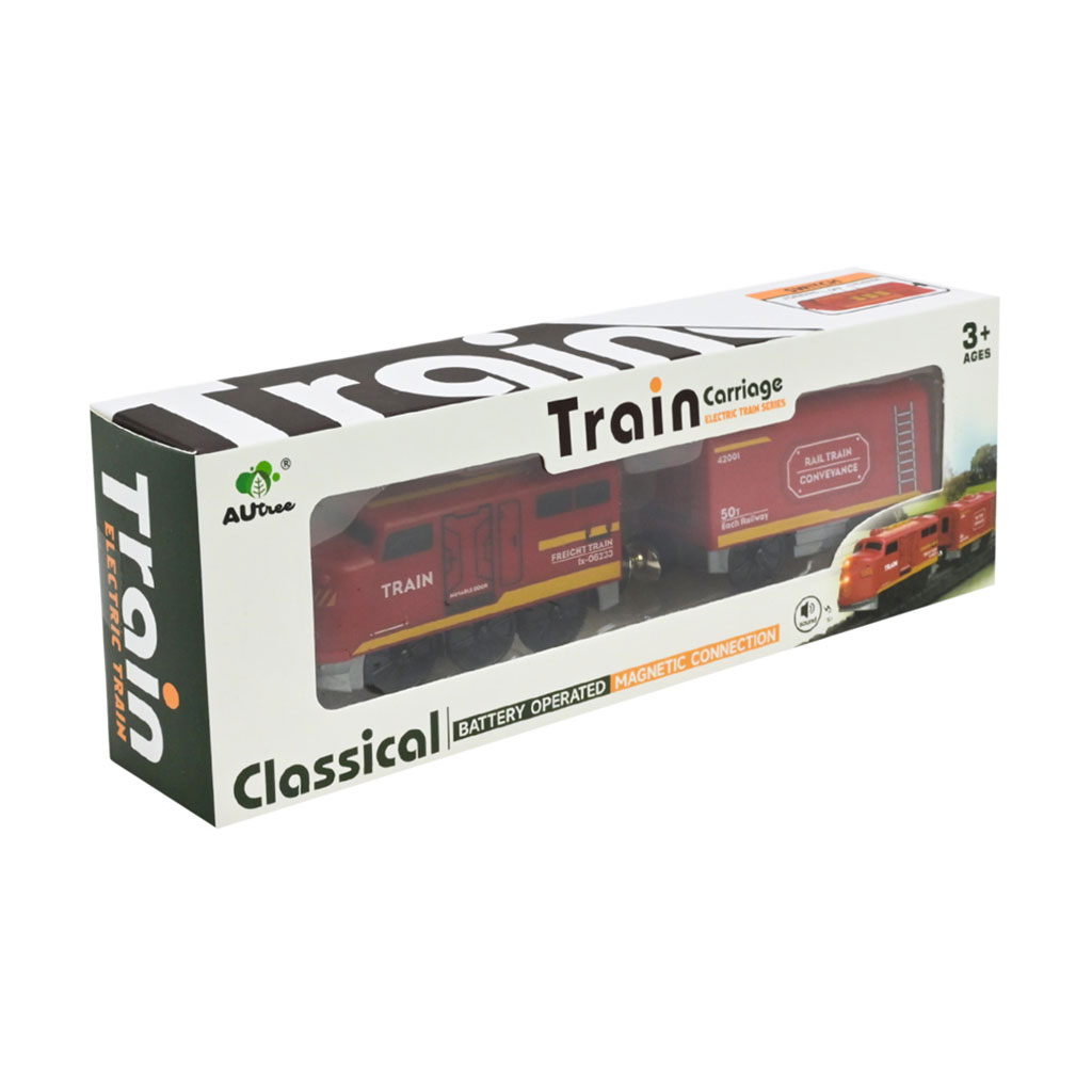 Дитяча іграшка Shantou Jinxing Поїзд з вагоном на магніту, зі світлом та звуком, у коробці, від 3 років, 22*3.5*5 см (AU8883)
Дитяча іграшка Shantou Jinxing Поїзд з вагоном на магніту, зі світлом та звуком, у коробці, від 3 років, 22*3.5*5 см (AU8883)