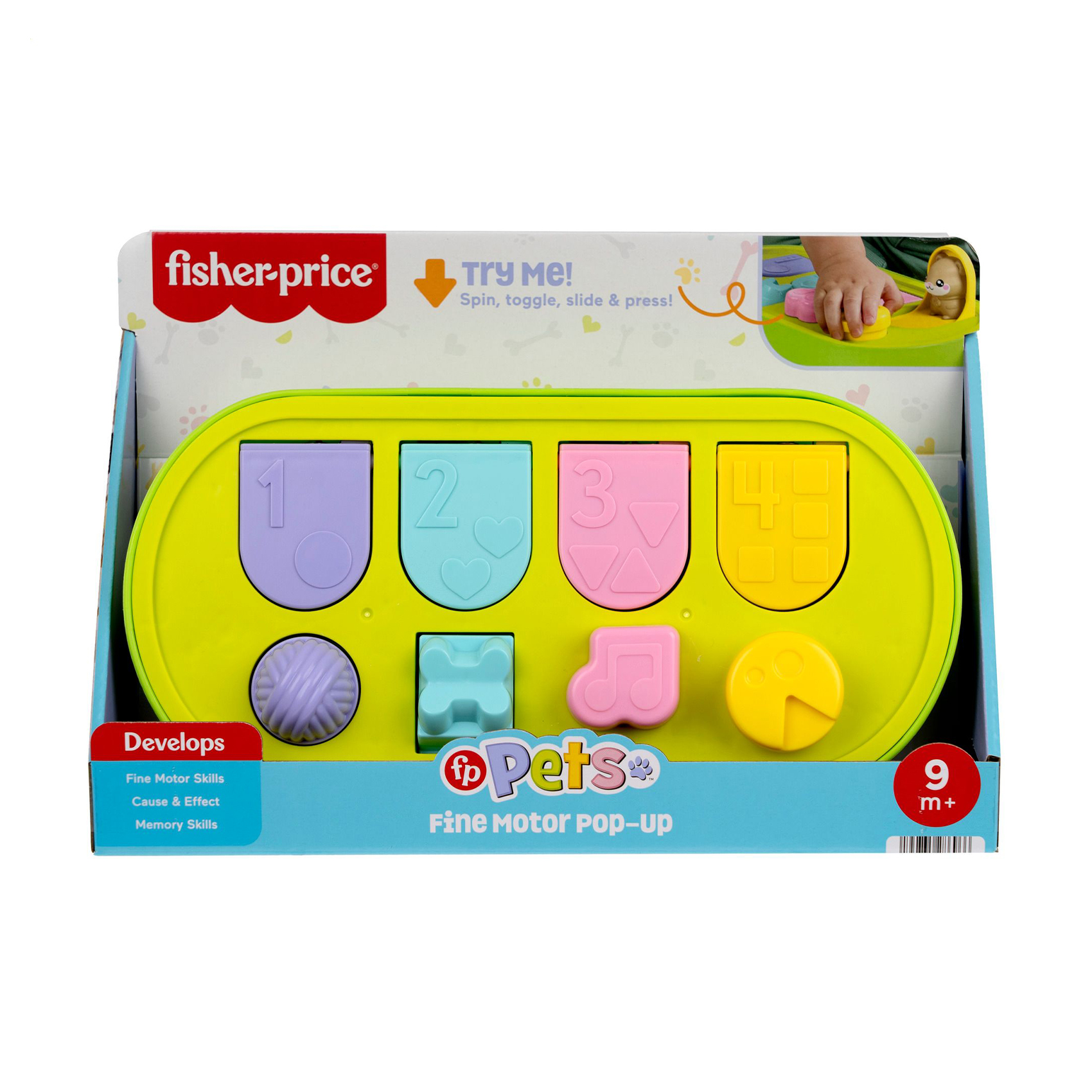 Розвивальна іграшка Fisher-Price Хованки зі звірятами, від 9 місяців, 20.3*32.9*13.5 см (JDL66)
Розвивальна іграшка Fisher-Price Хованки зі звірятами, від 9 місяців, 20.3*32.9*13.5 см (JDL66)