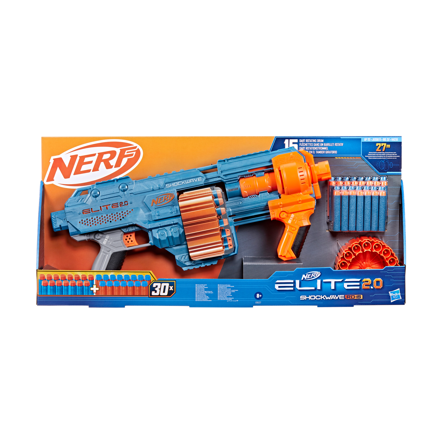 Дитячий бластер Nerf Elite 2.0, від 8 років (E9527)
Дитячий бластер Nerf Elite 2.0, від 8 років (E9527)