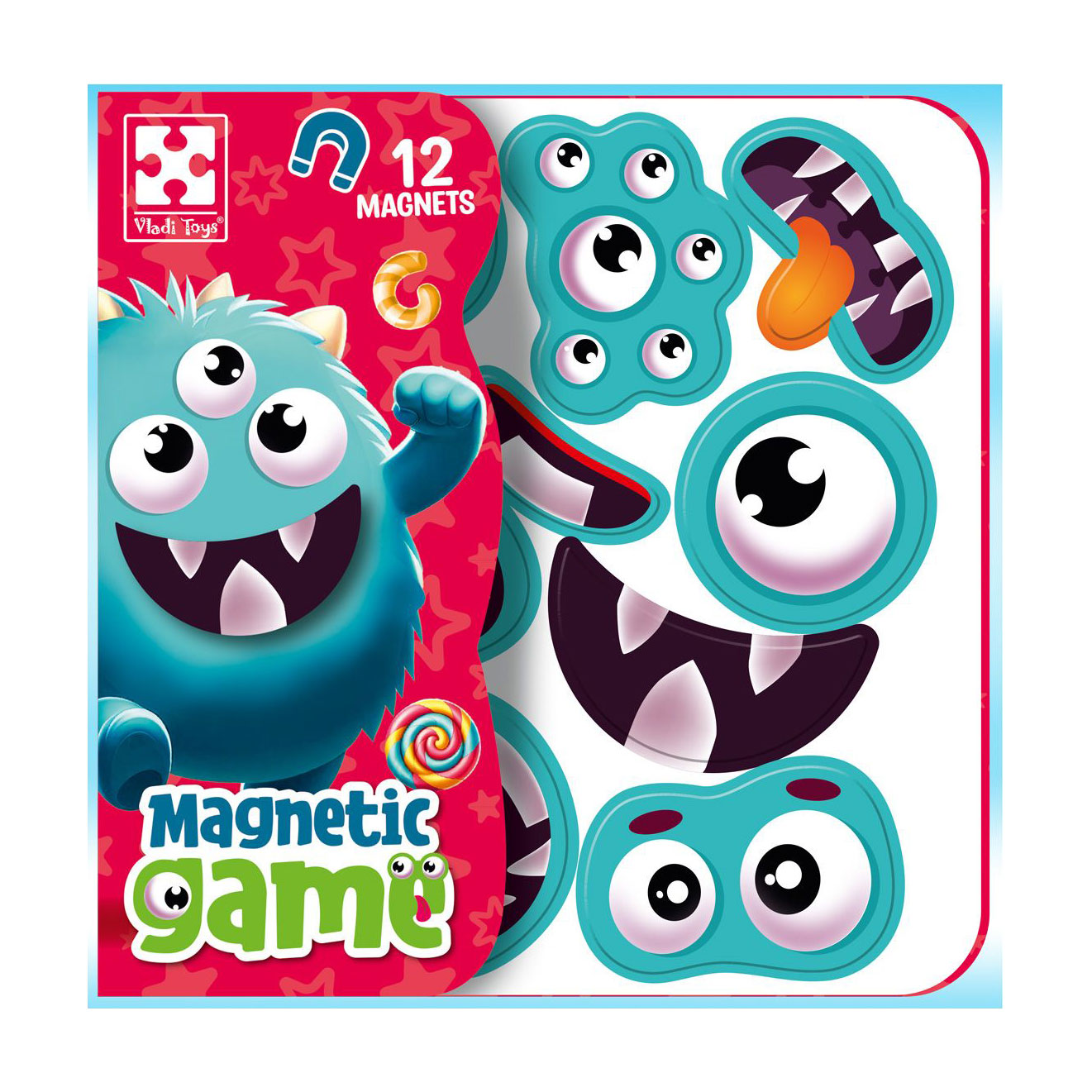 Розвивальна магнітна гра Vladi Toys Емоції Монстрика, від 3 років, 12 деталей (VT3220-02)
Розвивальна магнітна гра Vladi Toys Емоції Монстрика, від 3 років, 12 деталей (VT3220-02)