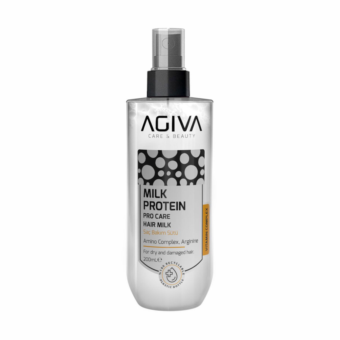 Молочко для волосся Agiva Milk Protein Pro Care Hair Milk з вітаміним комплексом, 200 мл
Молочко для волосся Agiva Milk Protein Pro Care Hair Milk з вітаміним комплексом, 200 мл