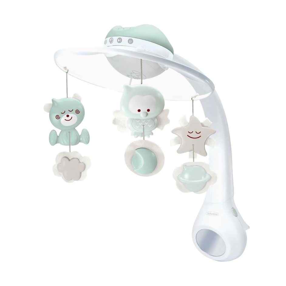 Музичний мобіль Infantino 3 в 1 з проектором, зелений, від народження (302049I)
Музичний мобіль Infantino 3 в 1 з проектором, зелений, від народження (302049I)