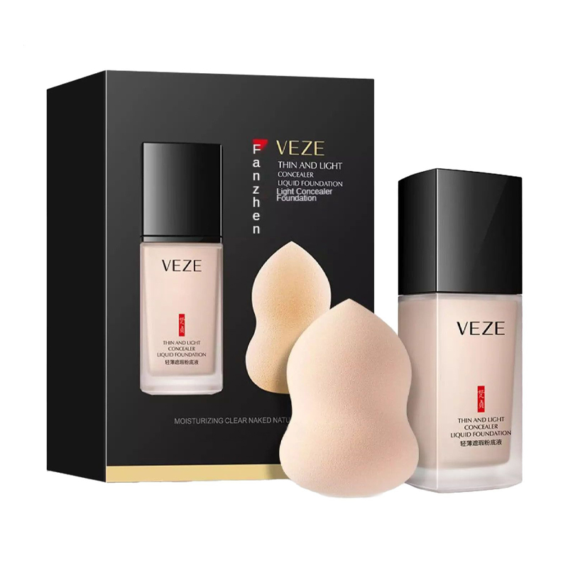 Набір для обличчя Veze (тональна основа Thin and Light Concealer Liquid Foundation, Natural Color, 30 мл + спонж, 1 шт)
Набір для обличчя Veze (тональна основа Thin and Light Concealer Liquid Foundation, Natural Color, 30 мл + спонж, 1 шт)