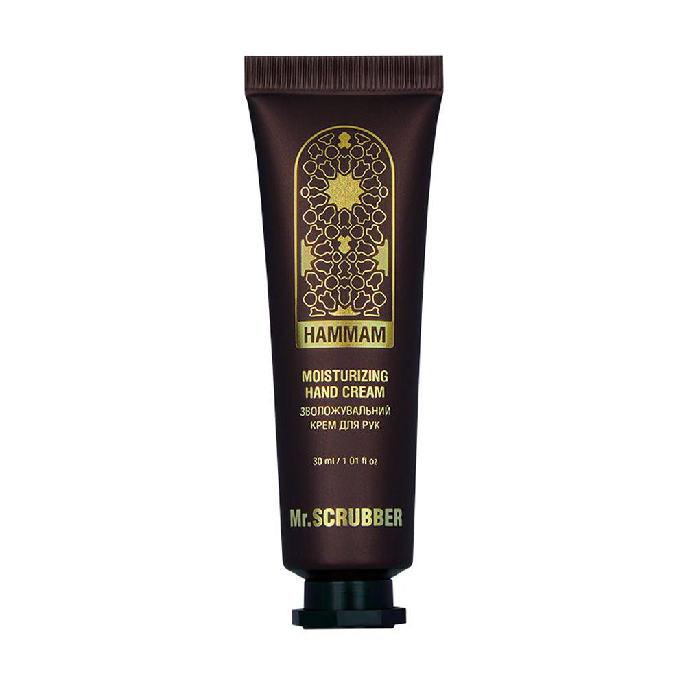 Парфумований зволожувальний крем для рук Mr.Scrubber Hammam Moisturizing Hand Cream, 30 мл
Парфумований зволожувальний крем для рук Mr.Scrubber Hammam Moisturizing Hand Cream, 30 мл