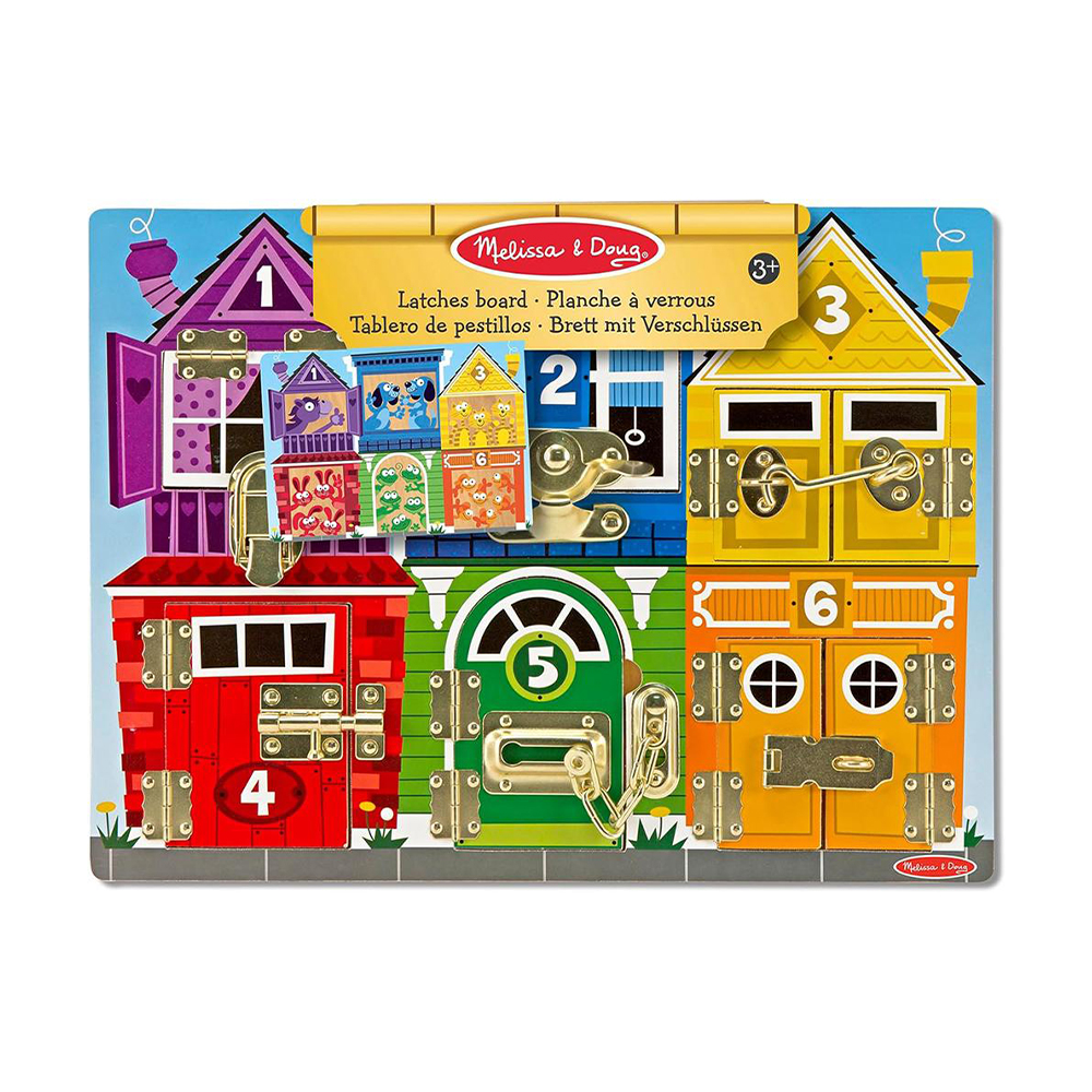 Ігровий набір Melissa & Doug Дерев'яна дошка, із засувками, від 3 років (SM93406/6075185)
Ігровий набір Melissa & Doug Дерев'яна дошка, із засувками, від 3 років (SM93406/6075185)