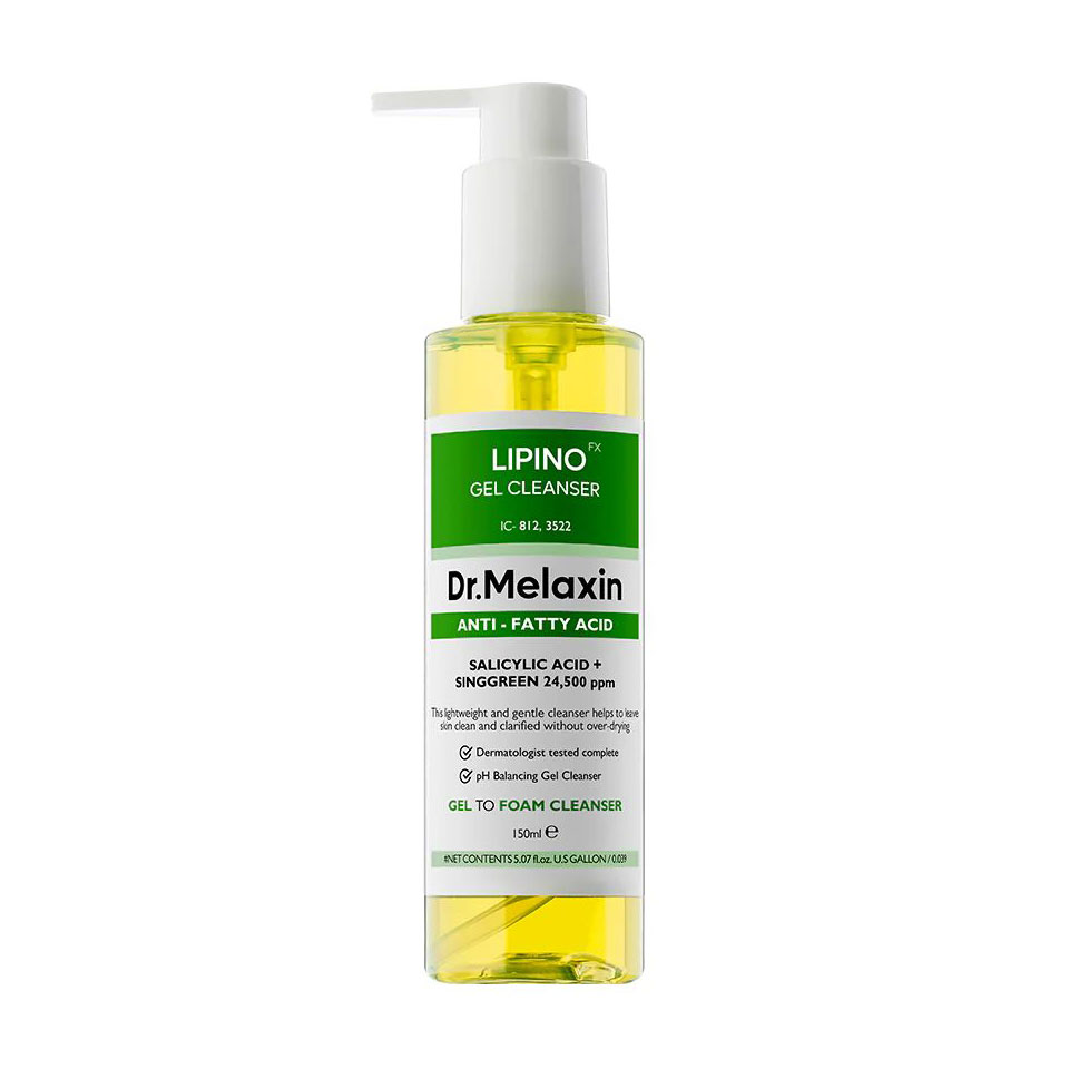 Гель для вмивання Dr.Melaxin Lipino Anti-Fatty Acid Gel Cleanser, 150 мл
Гель для вмивання Dr.Melaxin Lipino Anti-Fatty Acid Gel Cleanser, 150 мл