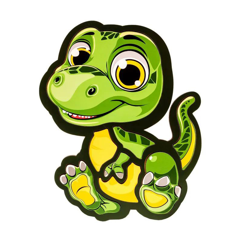 Пазл-складалка PuzzleOK Динозаврик, 13 елементів, від 3 років (Puz-22970)
Пазл-складалка PuzzleOK Динозаврик, 13 елементів, від 3 років (Puz-22970)