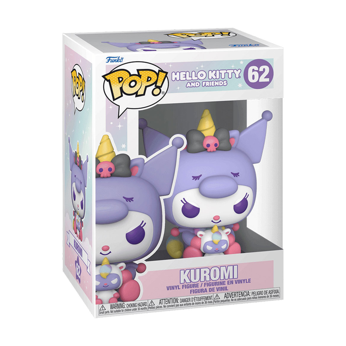 Ігрова фігурка Funko Pop! серії Sanrio: Hello Kitty Куромі (Вечірка єдинорогів), від 3 років (65750)
Ігрова фігурка Funko Pop! серії Sanrio: Hello Kitty Куромі (Вечірка єдинорогів), від 3 років (65750)