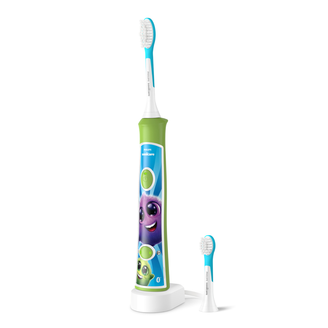 Дитяча електрична зубна щітка PHILIPS Sonicare For Kids HX6352/11 зелена, від 3 років, 1 шт
Дитяча електрична зубна щітка PHILIPS Sonicare For Kids HX6352/11 зелена, від 3 років, 1 шт