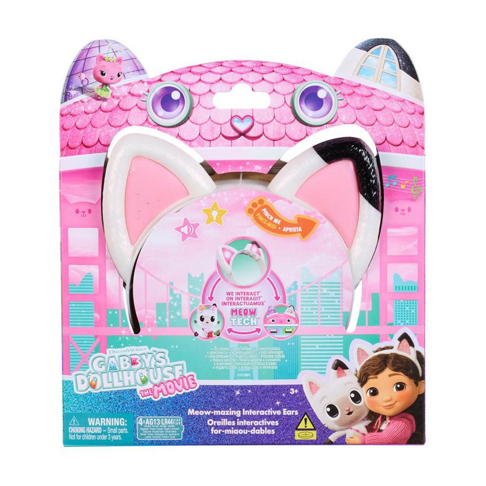Дитяча іграшка-аксесуар Spin Master Gabbys Doll House The Movie: Інтерактивні нявкотячі вушка Габбі, від 3 років (SM36201/6074336)
Дитяча іграшка-аксесуар Spin Master Gabbys Doll House The Movie: Інтерактивні нявкотячі вушка Габбі, від 3 років (SM36201/6074336)
