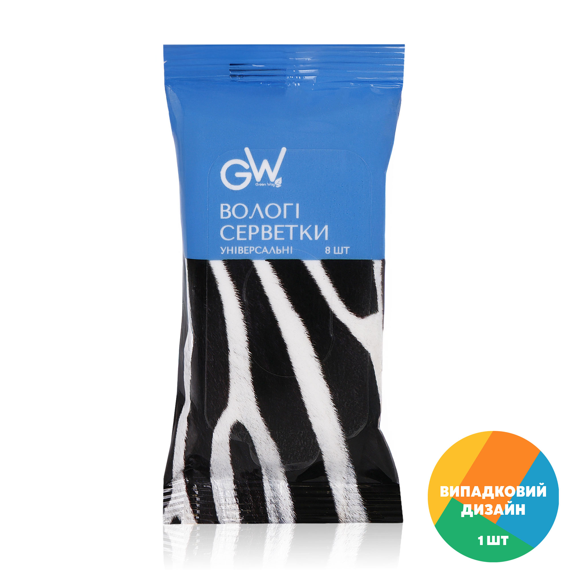 Вологі серветки Green Way, 8 шт
Вологі серветки Green Way, 8 шт