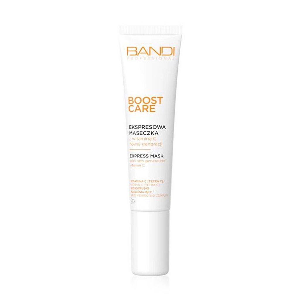 Експрес-маска для обличчя Bandi Professional Boost Care Express Mask With New Generation Vitamin C, 14 мл
Експрес-маска для обличчя Bandi Professional Boost Care Express Mask With New Generation Vitamin C, 14 мл