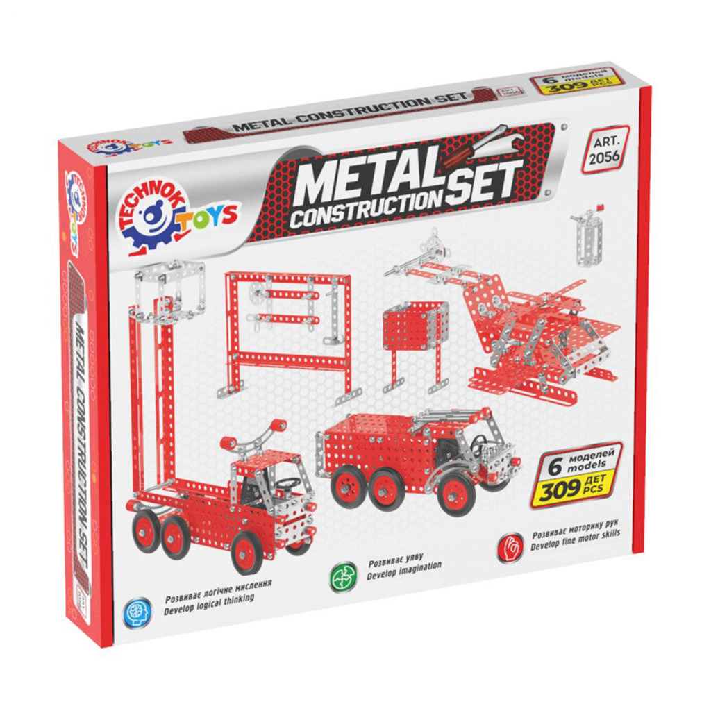 Конструктор металевий TechnoK Пожежна техніка, в коробці, від 5 років, 309 деталей (2056)
Конструктор металевий TechnoK Пожежна техніка, в коробці, від 5 років, 309 деталей (2056)
