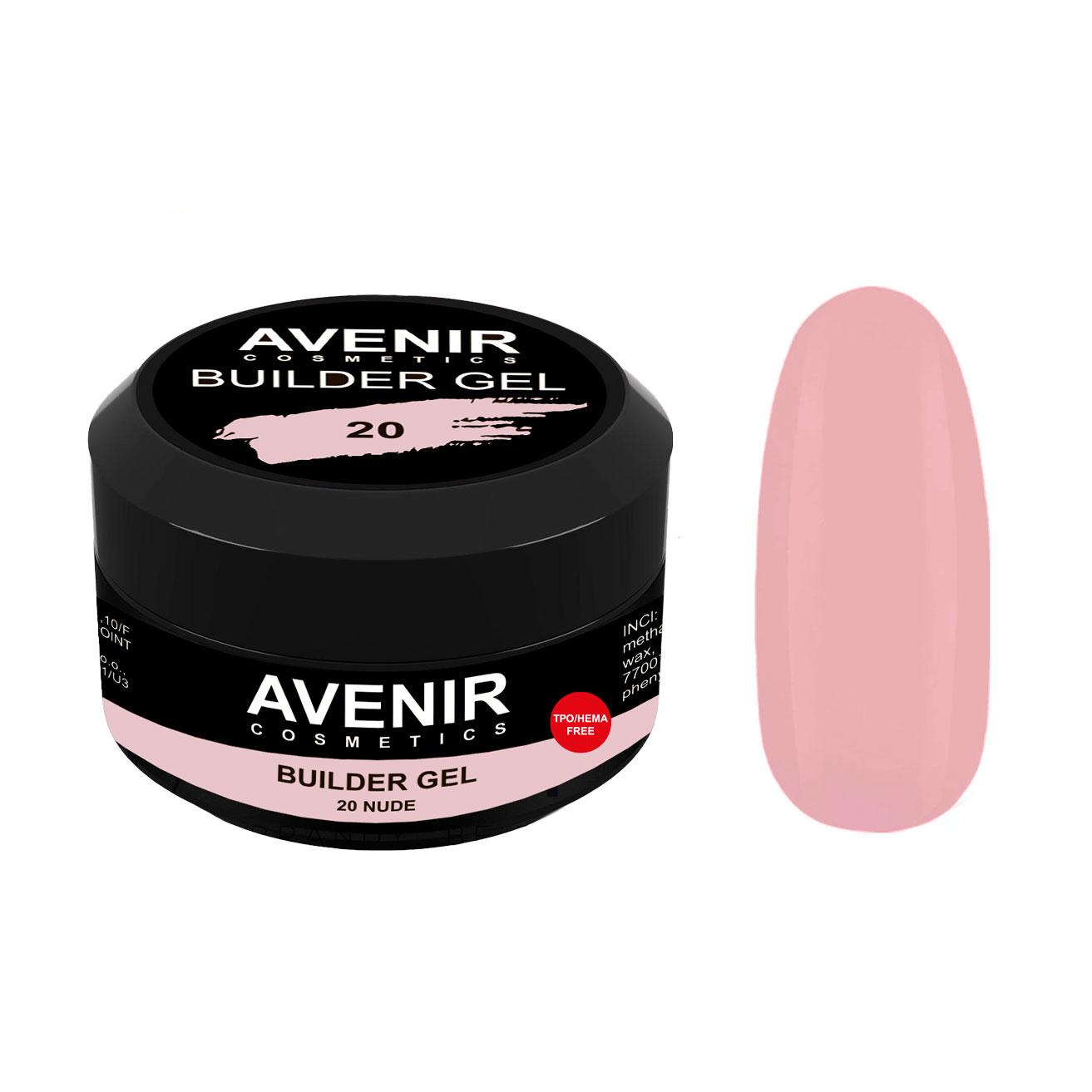 Гель для нарощування нігтів Avenir Cosmetics Builder Gel Pro 20 Nude, 50 мл
Гель для нарощування нігтів Avenir Cosmetics Builder Gel Pro 20 Nude, 50 мл