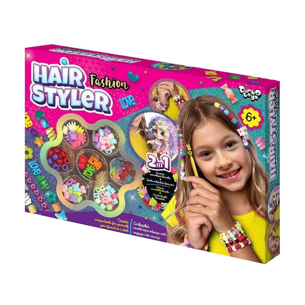 Набір для творчості Danko Toys Hair Styler Fashion, від 6 років (HS-01-02)
Набір для творчості Danko Toys Hair Styler Fashion, від 6 років (HS-01-02)