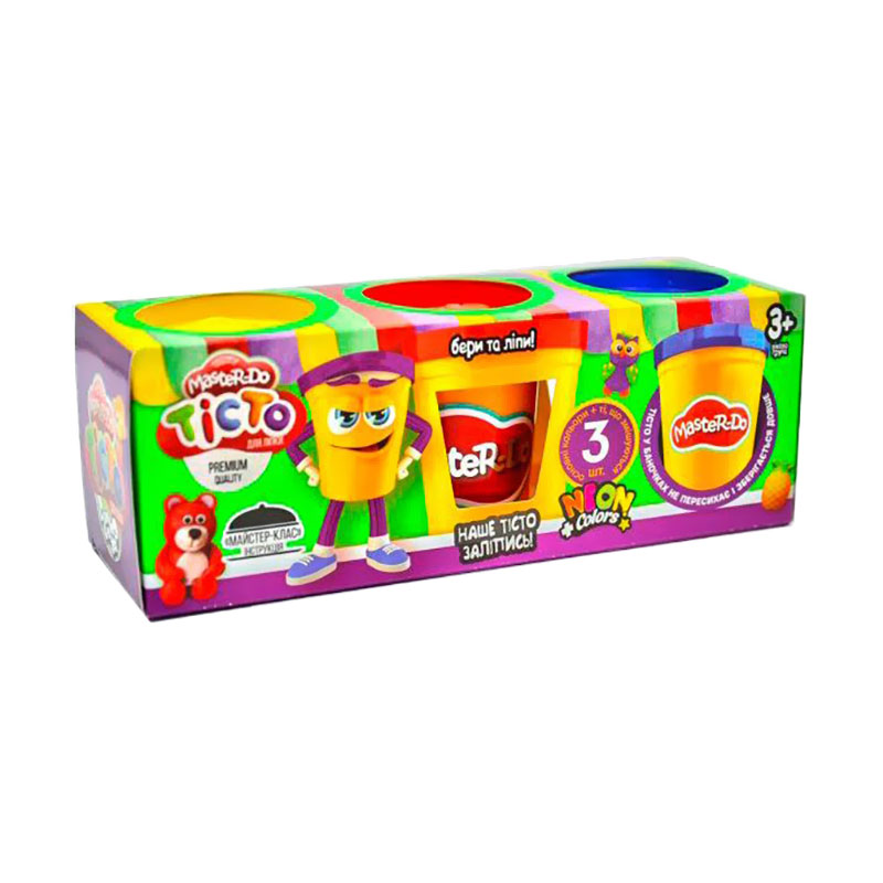 Уцінка! Набір для творчості Danko Toys Master-Do Тісто для ліпки, від 3 років (TMDB-01-04U)
Уцінка! Набір для творчості Danko Toys Master-Do Тісто для ліпки, від 3 років (TMDB-01-04U)