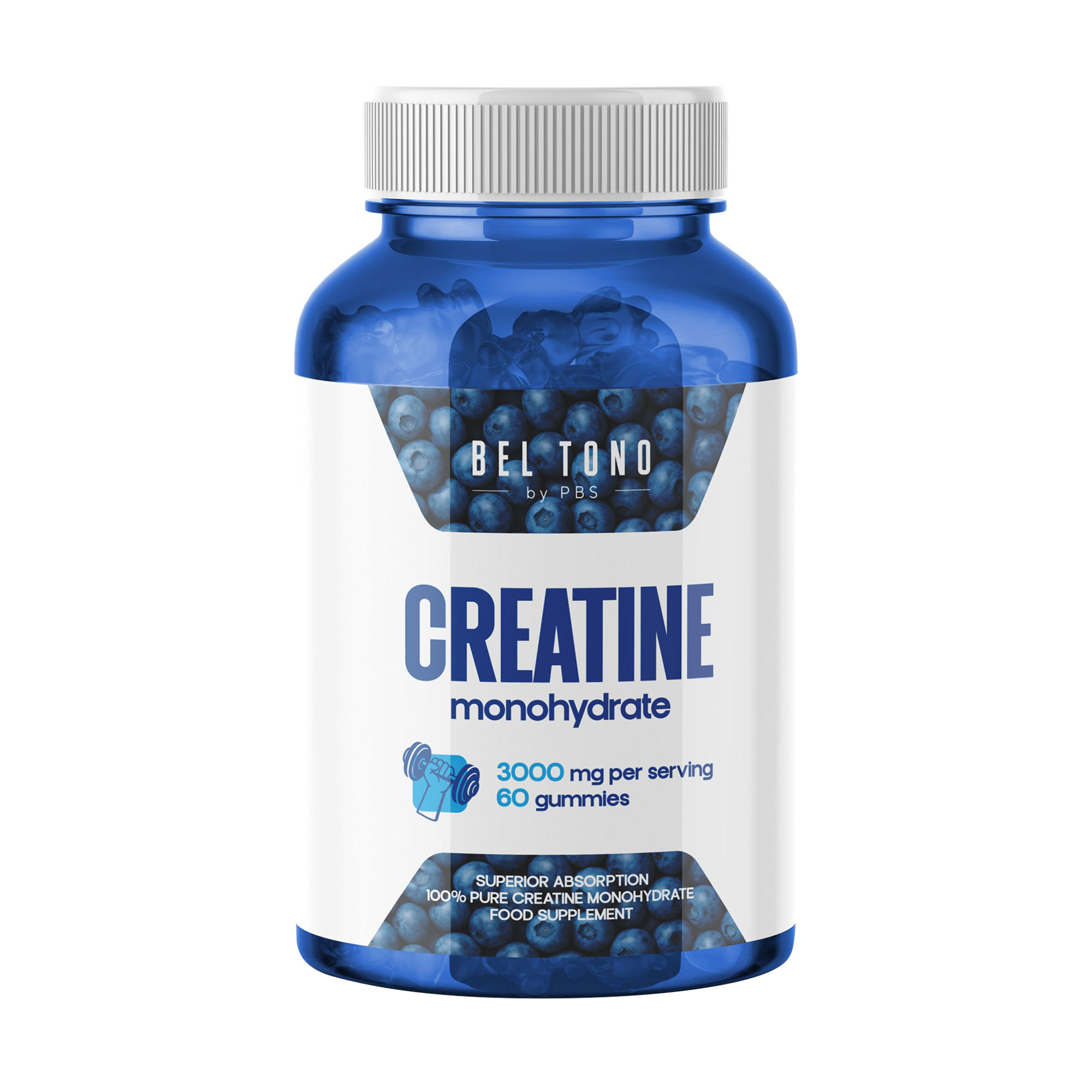 Креатин моногідрат Bel Tono Creatine Monohydrate 3000 mg, 60 жувальних мармеладок
Креатин моногідрат Bel Tono Creatine Monohydrate 3000 mg, 60 жувальних мармеладок