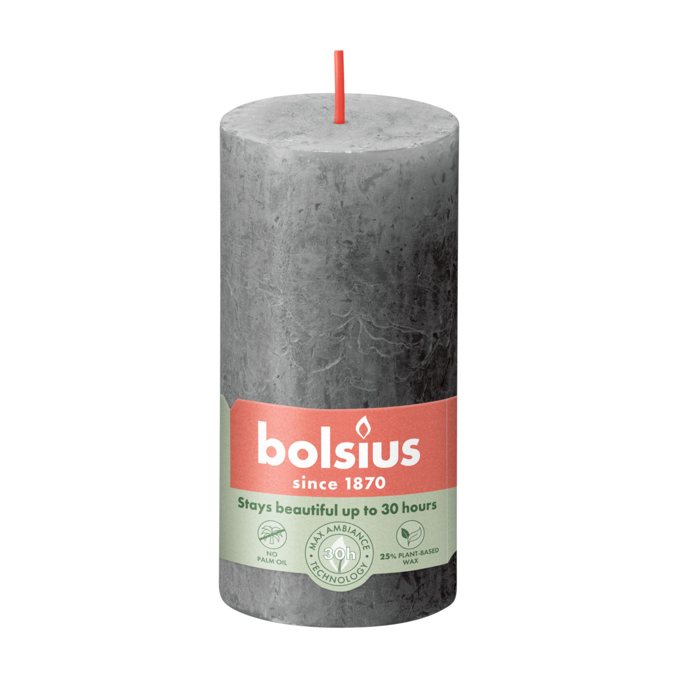 Циліндрична свічка Bolsius Rustic Shine Бурхливий сірий, 100*50 мм
Циліндрична свічка Bolsius Rustic Shine Бурхливий сірий, 100*50 мм