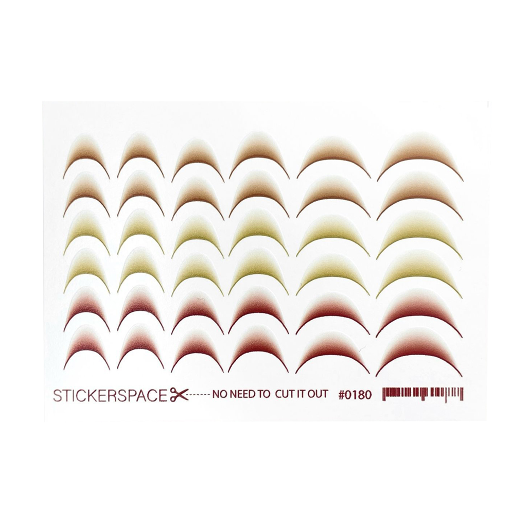 Наліпки для дизайну нігтів StickersSpace Sliders (0180)
Наліпки для дизайну нігтів StickersSpace Sliders (0180)